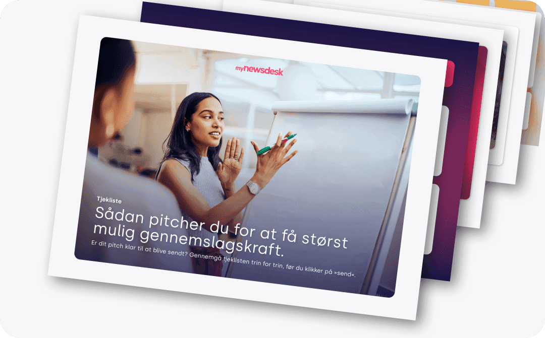 Tjekliste: Sådan pitcher du en nyhed til en journalist
