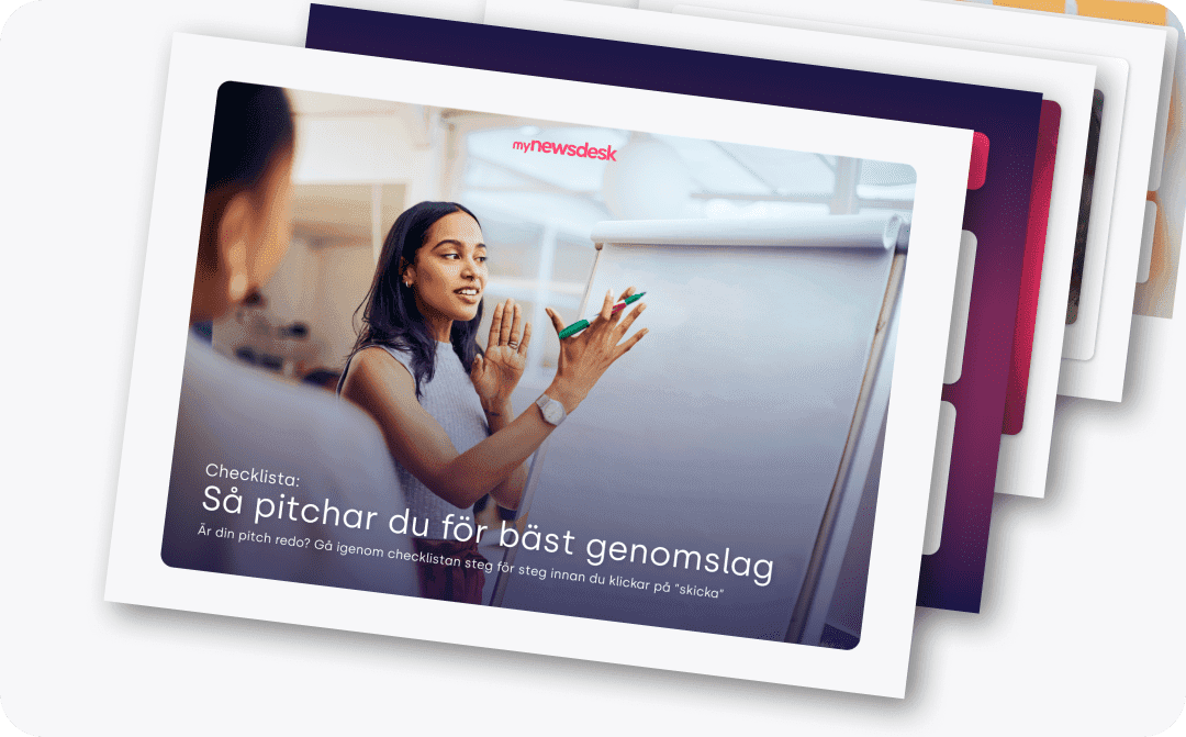 Checklista: Så pitchar du en nyhet till en journalist