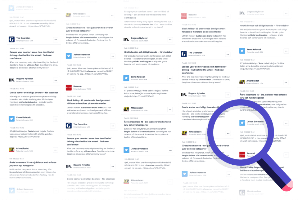Monitoring media