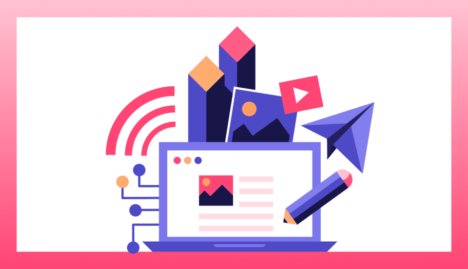 media monitoring illustration.
